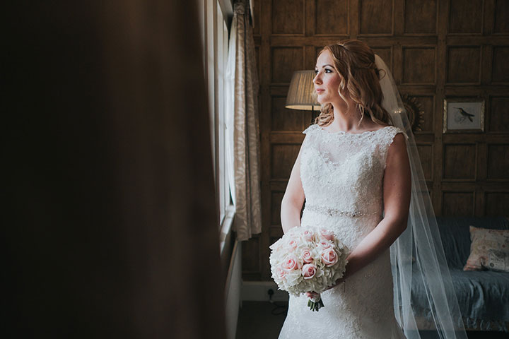 Silver, Pale Pink & White Palette Creates A Winter Sparkle Theme For This English Wedding