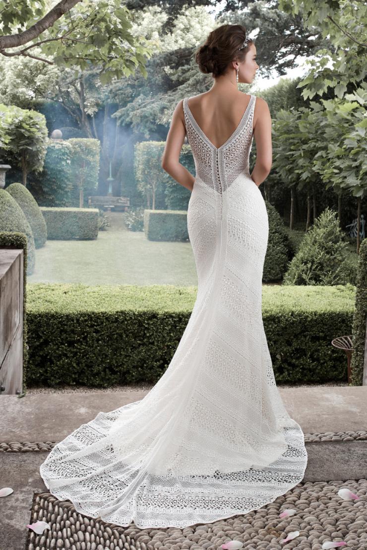 Unique Geometric Lace Wedding Gown Aquarius
