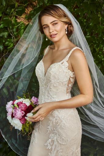 Luxe Lace Wedding Gown with Dramatic Train Yasmine