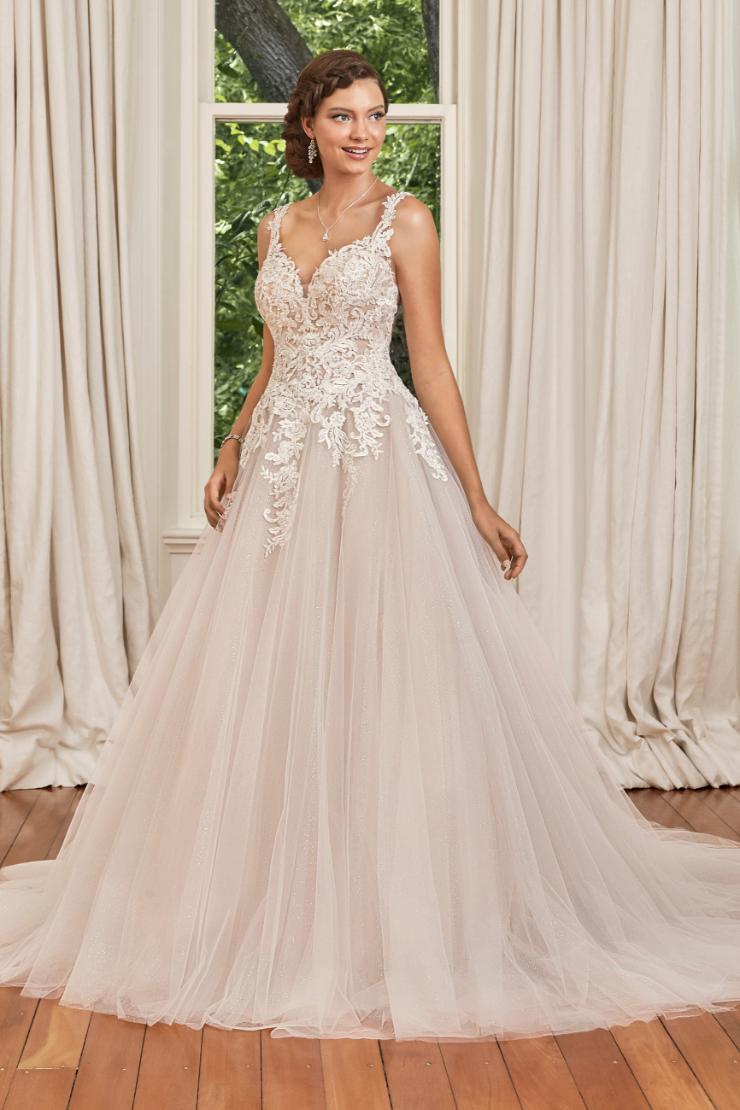 Sparkle Tulle Ballgown with Window Lace Back Stephanie