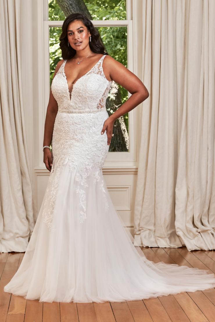 Asymmetrical Wedding Gown with Corset Back Phoebe