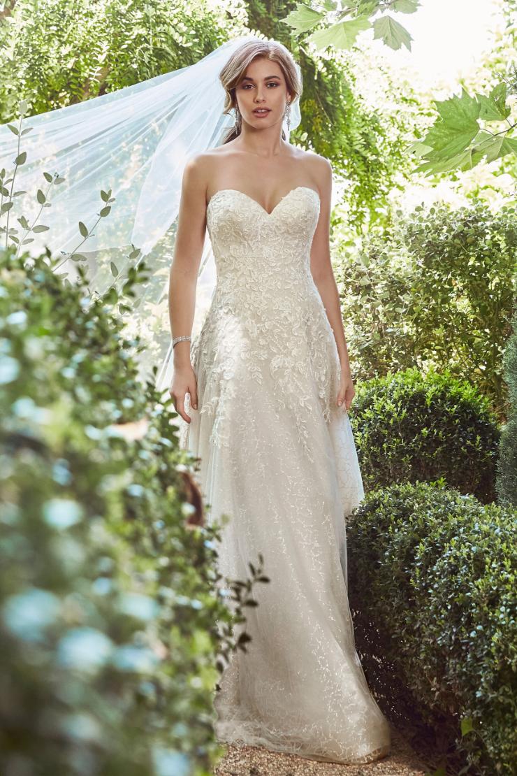 Sparkling Floral A-Line Wedding Dress Avery