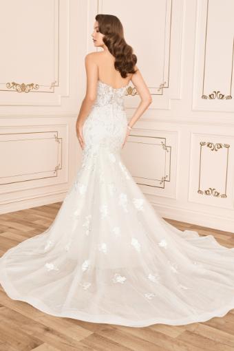 Shimmering Strapless Lace Wedding Gown Emilia
