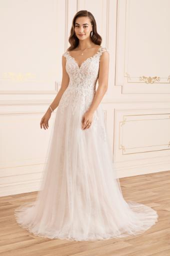 Romantic A-Line Dress with Cap Sleeves Kaydence