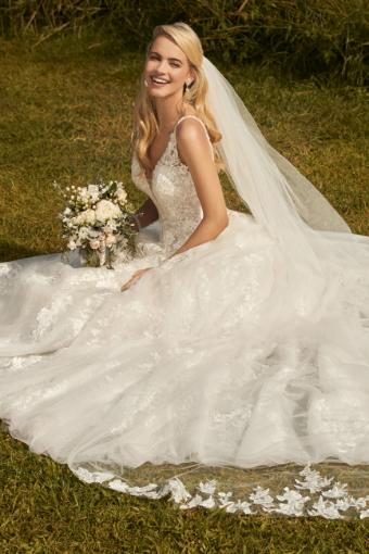 Princess Ballgown with Floral Lace and Sparkle Seraphina