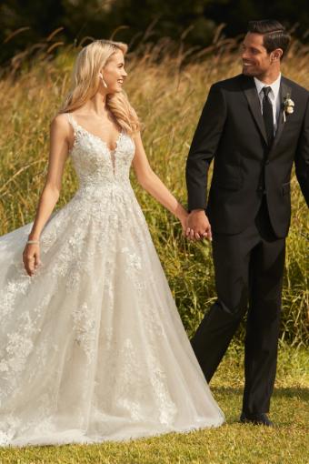 Princess Ballgown with Floral Lace and Sparkle Seraphina