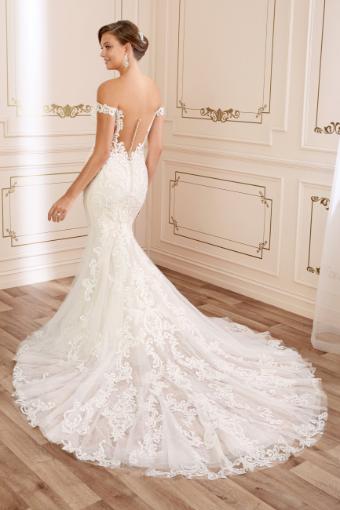 Elegant Wedding Dress with Sexy Illusion Back Leilani