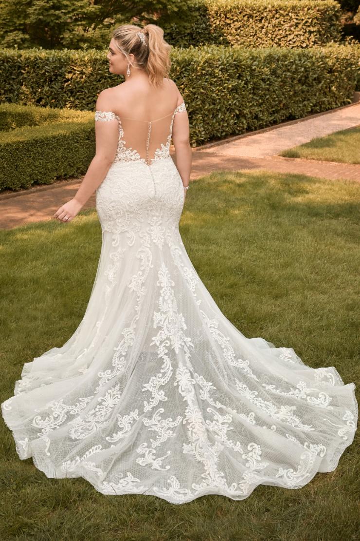 Elegant Wedding Dress with Sexy Illusion Back Leilani