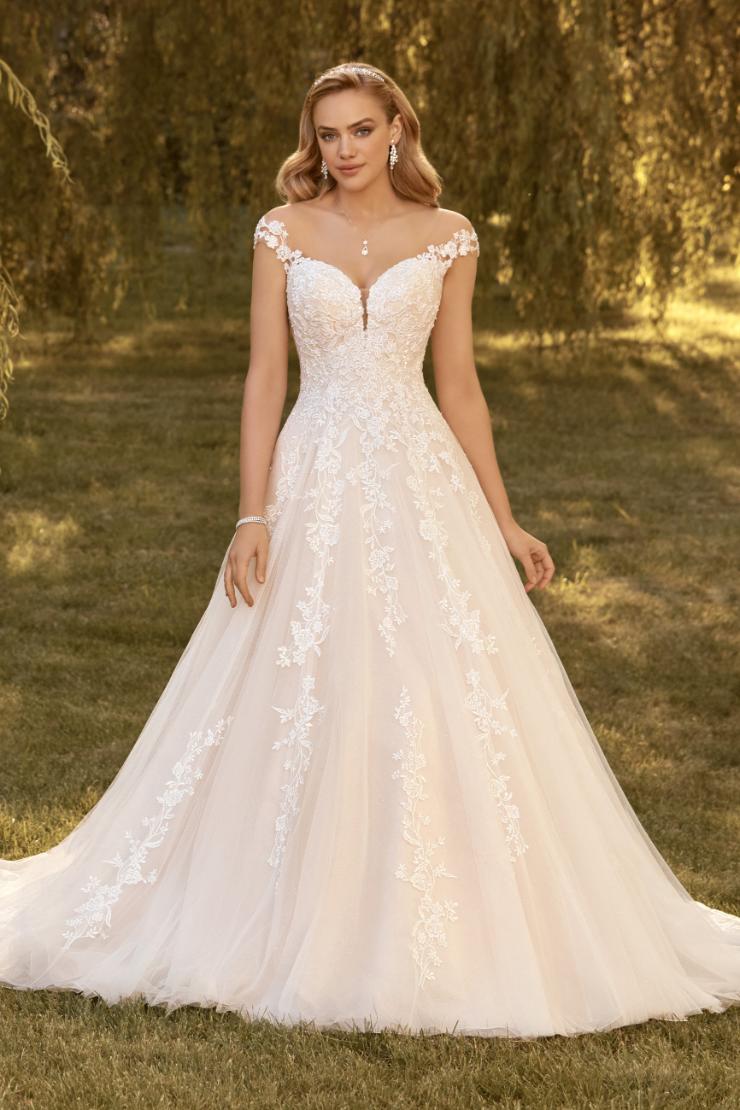 Glittery A-Line Princess Wedding Dress Kensley