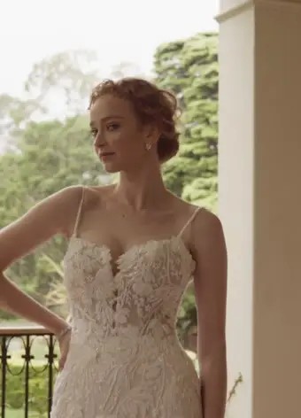 Jaw-Dropping Mermaid Bridal Gown with Textured Skirt Veronique $1 autoplay loop mute thumbnail