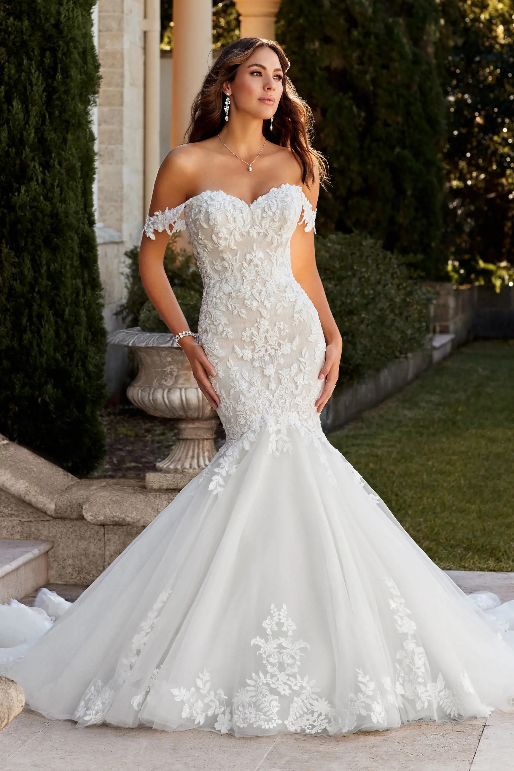 Sexy Mermaid Wedding Dress with Lace Details Aisha $1 autoplay loop mute thumbnail