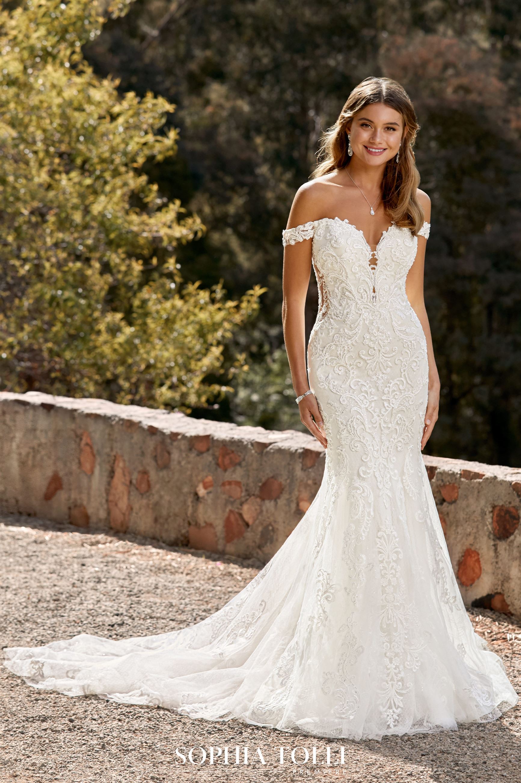 Luxe Fashion Forward Wedding Gown with Beading
