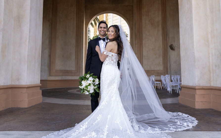 Our Real Bride of the Month: Adrienne!