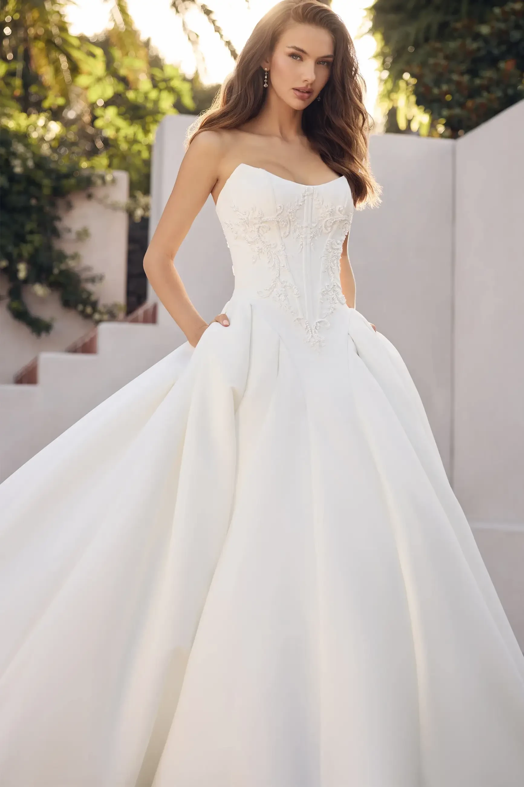 Elegant Sleeveless Wedding Dresses for Every Bridal Style