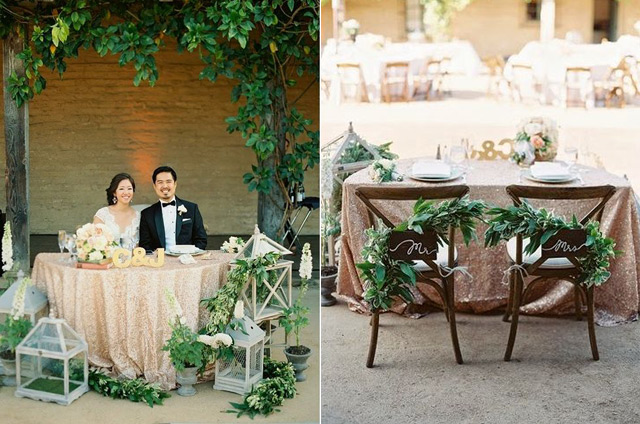 21 Sweetheart Table Ideas for Weddings ~ we ♥ this! moncheribridals.com