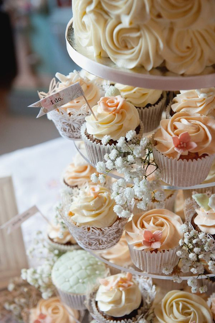 cupcake wedding cake