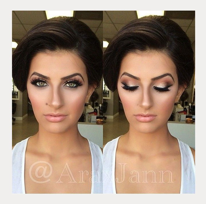 Gold smokey eye ~ we ❤ this! moncheribridals.com