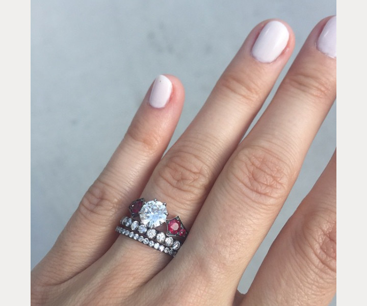Stacked Wedding Ring Styles That'll Leave You Breathless ~ we ♥ this! moncheribridals.com