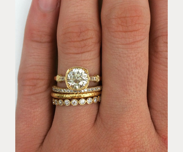 Stacked Wedding Ring Styles That'll Leave You Breathless ~ we ♥ this! moncheribridals.com