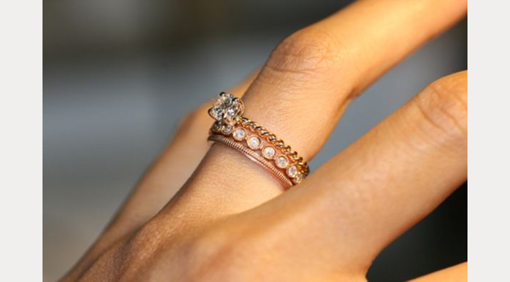 Stacked Wedding Ring Styles That'll Leave You Breathless ~ we ♥ this! moncheribridals.com