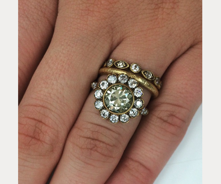 Stacked Wedding Ring Styles That'll Leave You Breathless ~ we ♥ this! moncheribridals.com