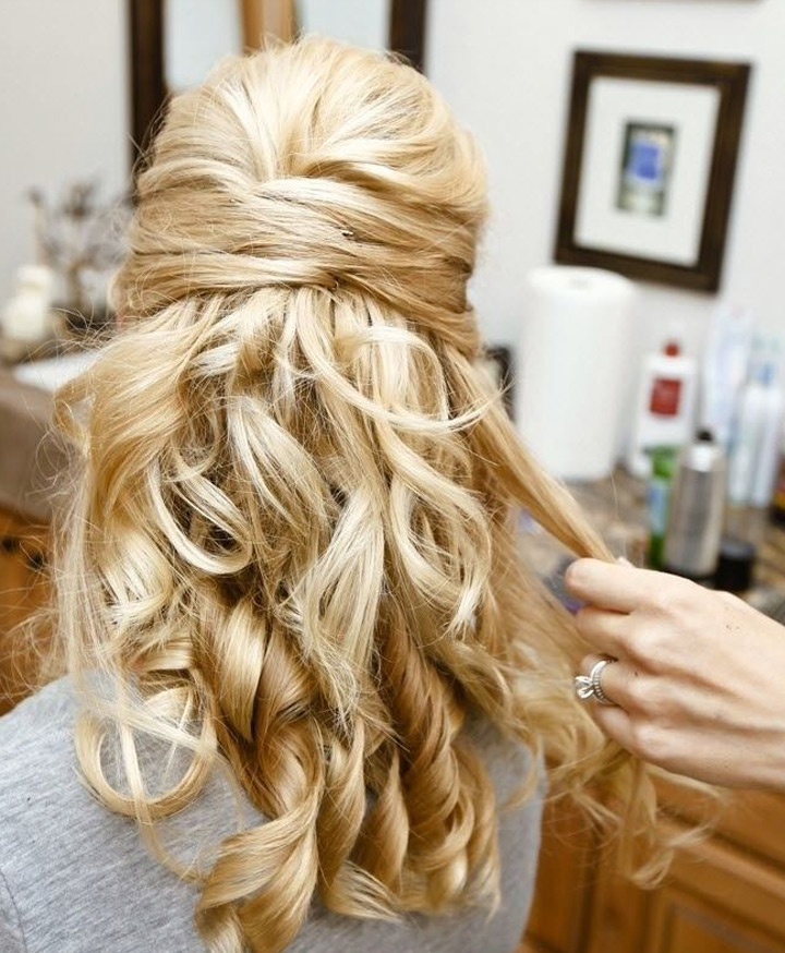Crisscross Wedding Hair So Cool You'll Want To Copy ~ we ♥ this! moncheribridals.com 