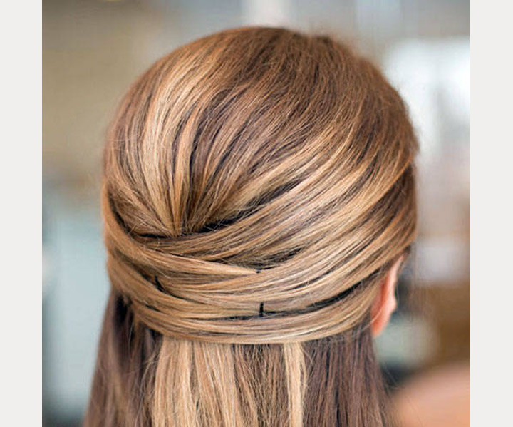 Crisscross Wedding Hair So Cool You'll Want To Copy ~ we ♥ this! moncheribridals.com 