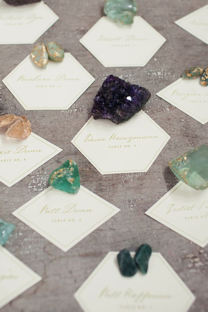 geode wedding ideas