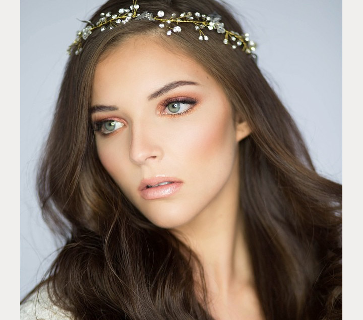 rose gold wedding makeup ~ we ❤ this! moncheribridals.com