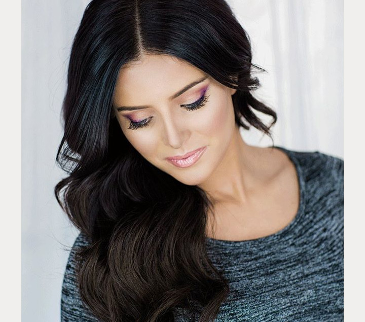 soft purple wedding makeup ~ we ❤ this! moncheribridals.com
