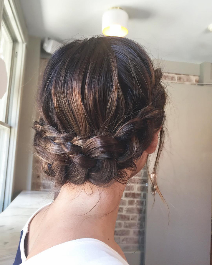braided crown updo ~ we ❤ this! moncheribridals.com