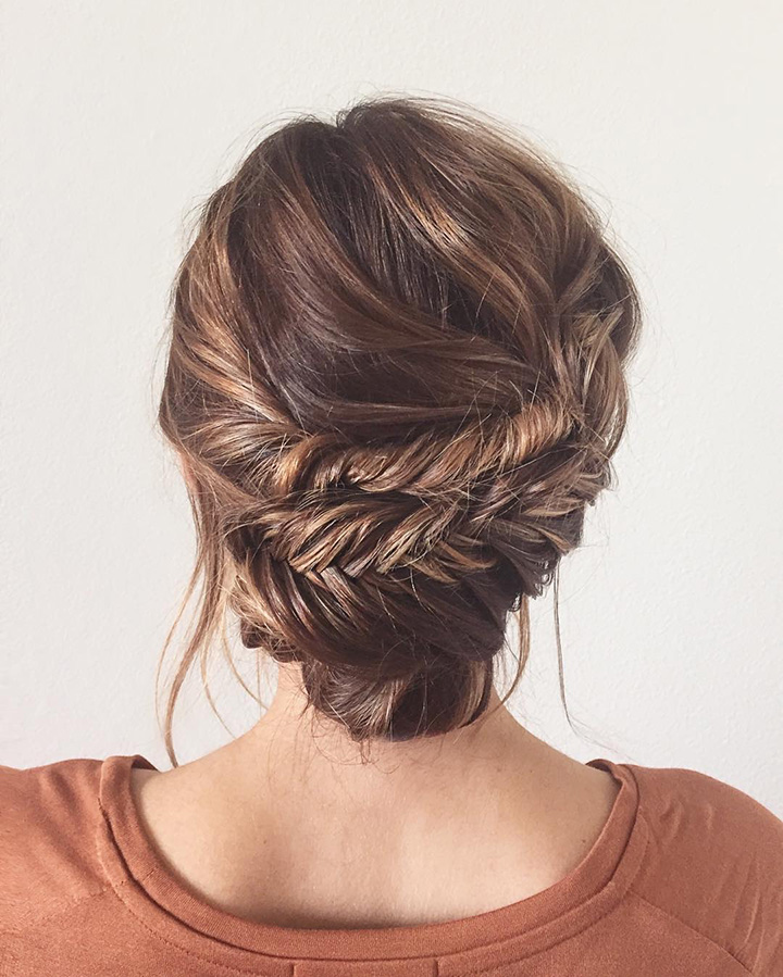 braided updo ~ we ❤ this! moncheribridals.com