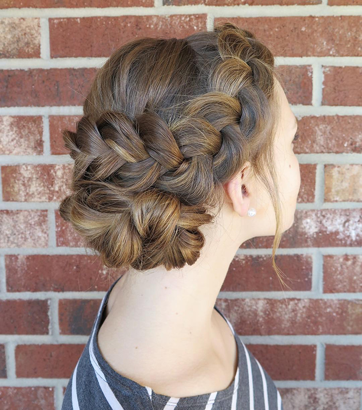 braided updo ~ we ❤ this! moncheribridals.com