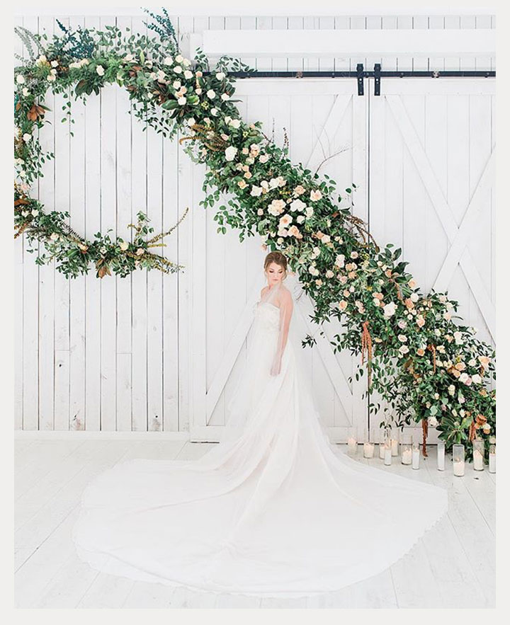 Epic Ceremony Backdrop By Details Dallas Floral & Events