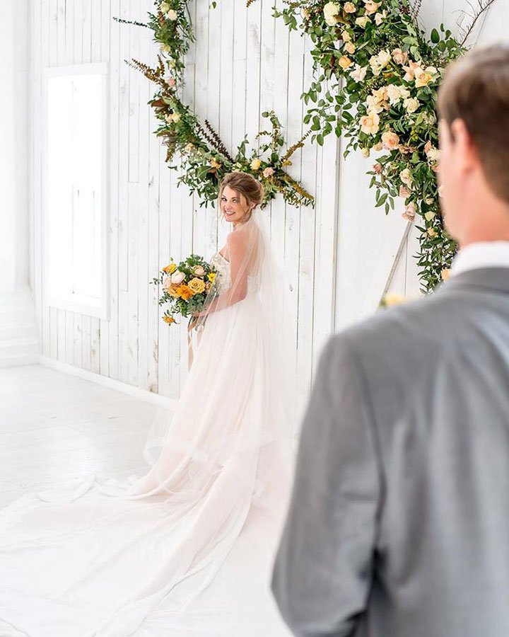 Epic Ceremony Backdrop By Details Dallas Floral & Events