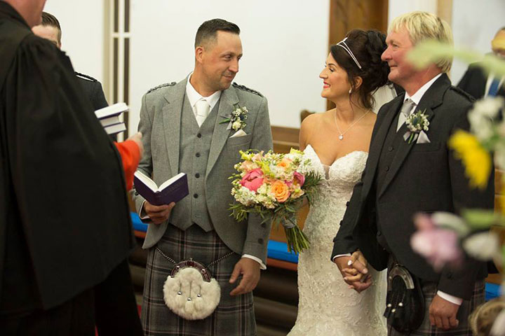 The Bride Looked Stunning in Sophia Tolli Palermo