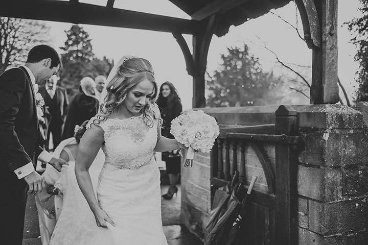 Silver, Pale Pink & White Palette Creates A Winter Sparkle Theme For This English Wedding