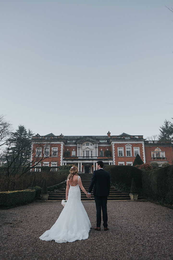 Silver, Pale Pink & White Palette Creates A Winter Sparkle Theme For This English Wedding