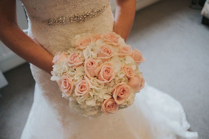 Silver, Pale Pink & White Palette Creates A Winter Sparkle Theme For This English Wedding
