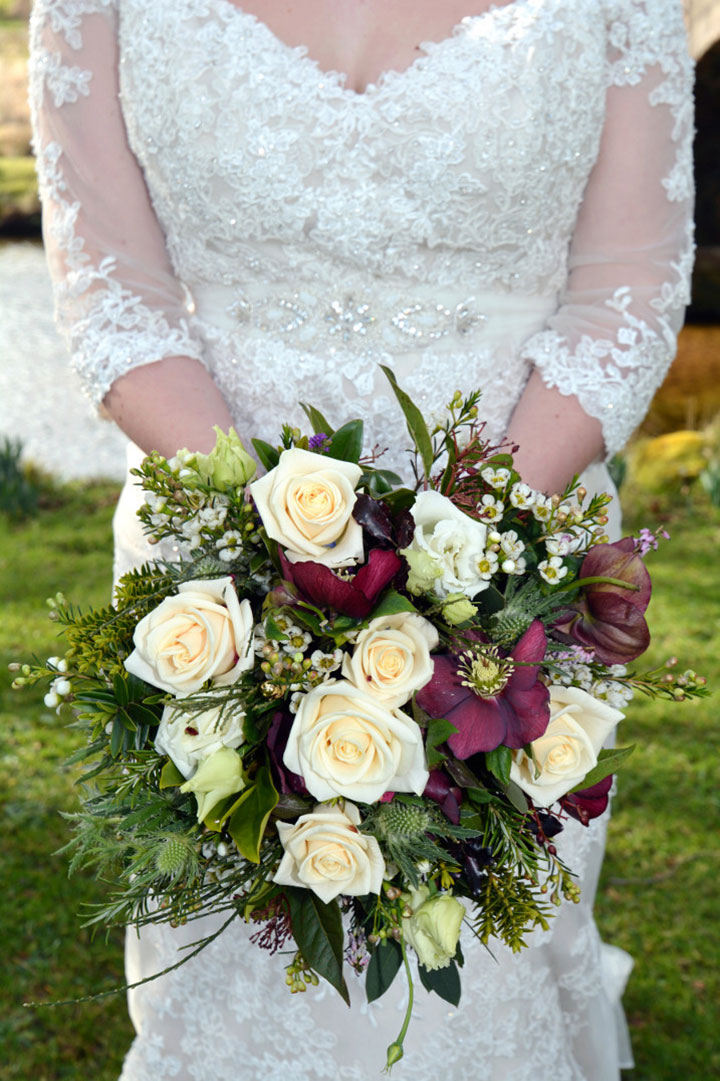 Off the Shoulder Elegance In Sophia Tolli Riona Wedding Gown