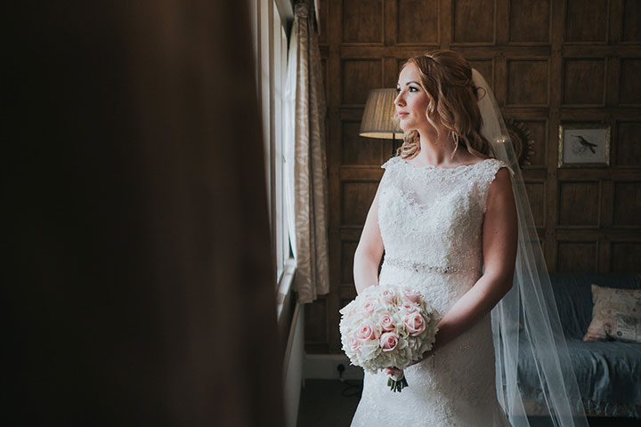 Silver, Pale Pink & White Palette Creates A Winter Sparkle Theme For This English Wedding Desktop Image