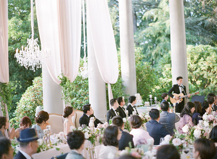 Dreamy Draped Wedding At Hycroft Manor
