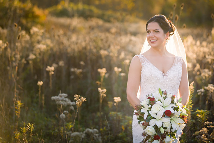 Stunning Bride Wears Sophia Tolli Fit & Flare Dress "Monaco"