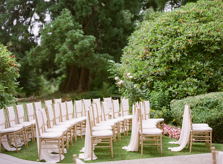 Dreamy Draped Wedding At Hycroft Manor