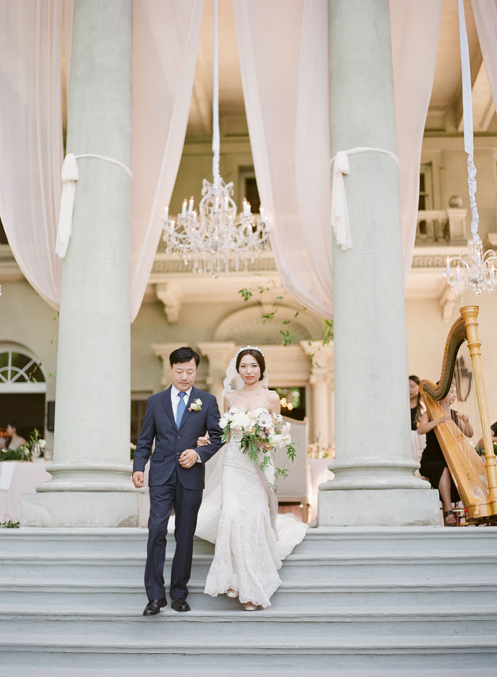Dreamy Draped Wedding At Hycroft Manor