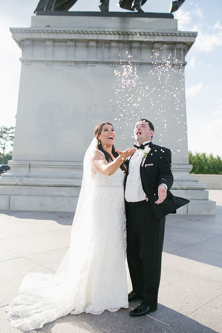 Beaming Bride Looks Stunning In Sophia Tolli "Fellini"