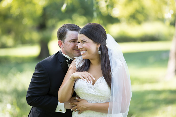 Beaming Bride Looks Stunning In Sophia Tolli "Fellini"