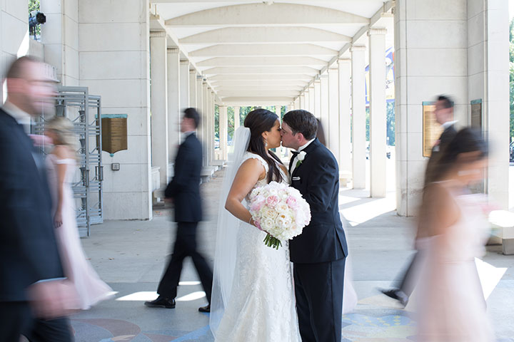 Beaming Bride Looks Stunning In Sophia Tolli "Fellini"