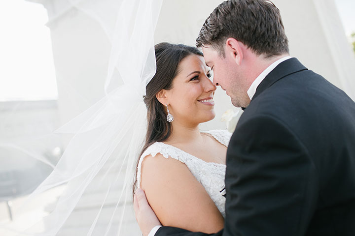 Beaming Bride Looks Stunning In Sophia Tolli "Fellini"