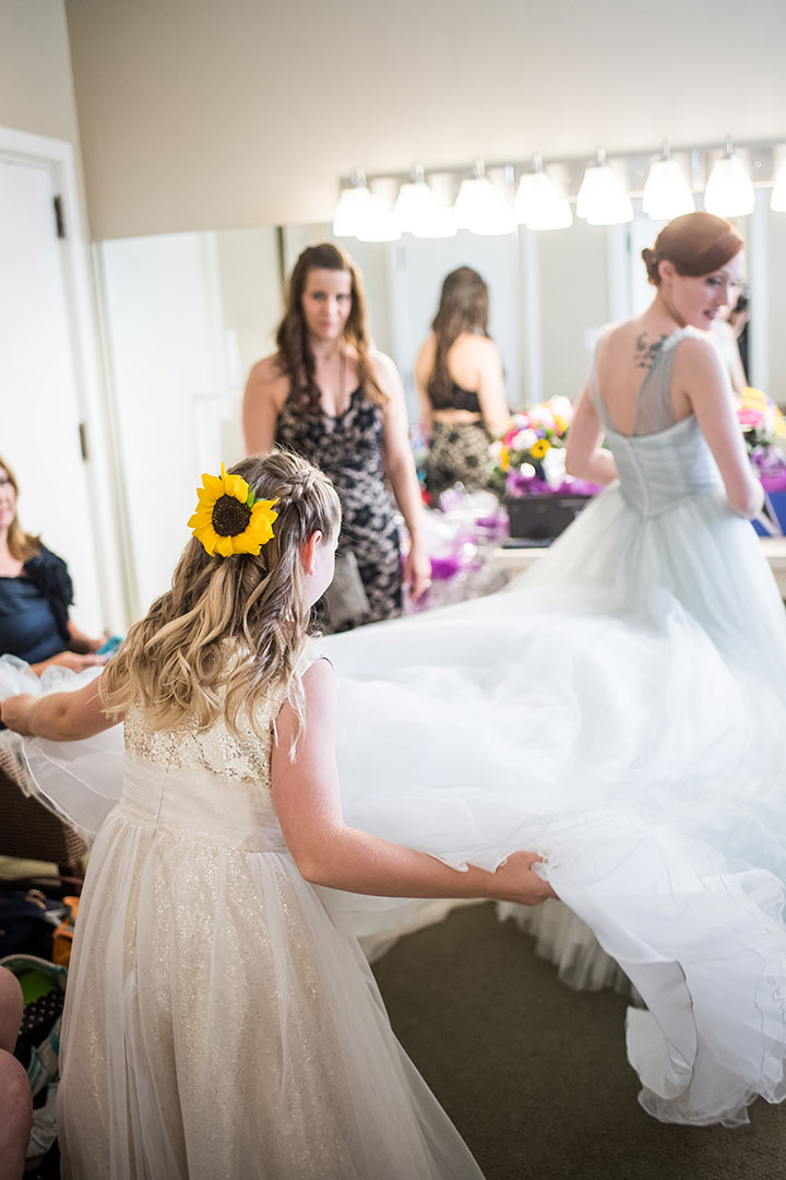 Misty Gray "Nightingale" By Sophia Tolli Is Perfection On This Bride